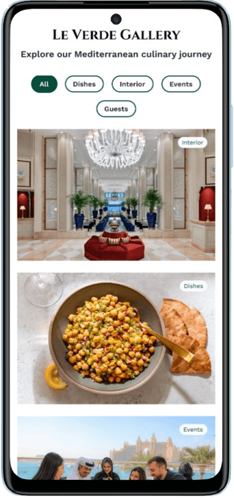 Image of a quickprimetech restaurant website mockup